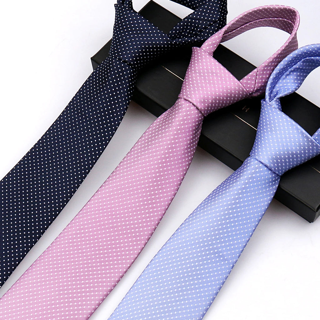 Cravate homme à pois 8 cm – CLEVI Paris