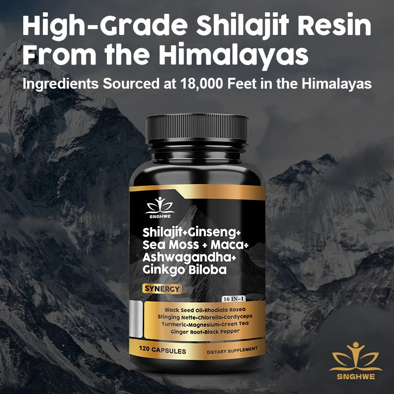 Shilajit et plantes en gélules SNGHWE – CLEVI Paris