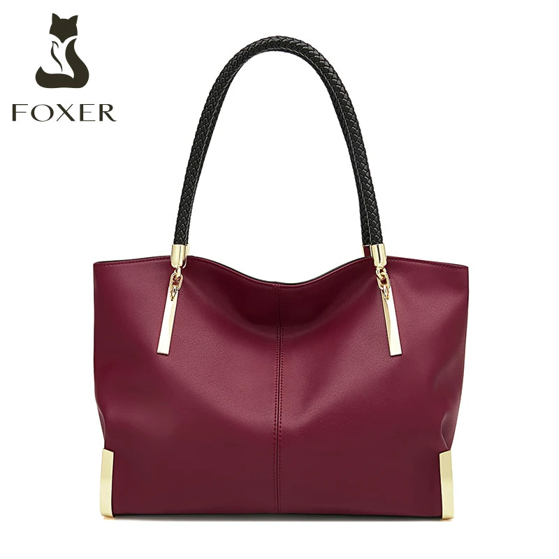 Sac à Main Cuir Véritable Femme Grande Capacité – CLEVI Paris