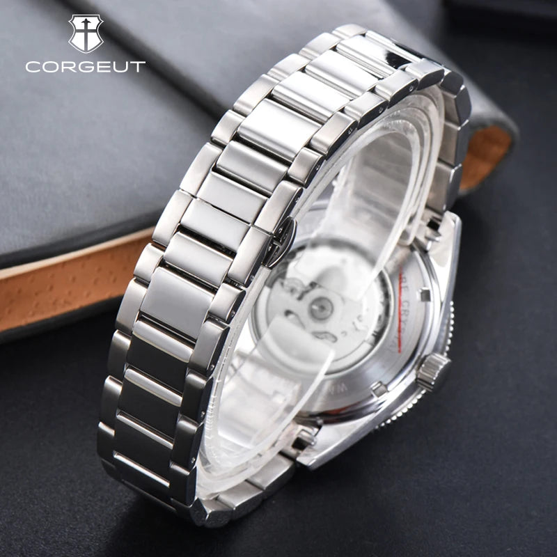 Montre Automatique Homme Corgeut 41mm Saphir Lunette Céramique 200m – CLEVI Paris