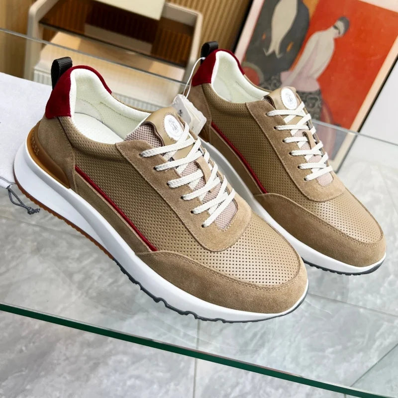 Sneakers basses homme en cuir – CLEVI Paris
