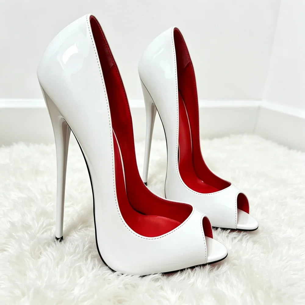 Escarpins à bout ouvert et talons hauts – CLEVI Paris