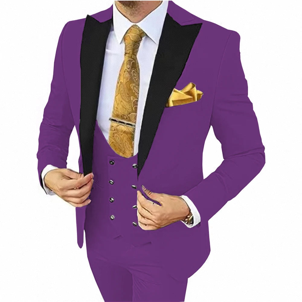 Costume homme 3 pièces élégant – CLEVI Paris