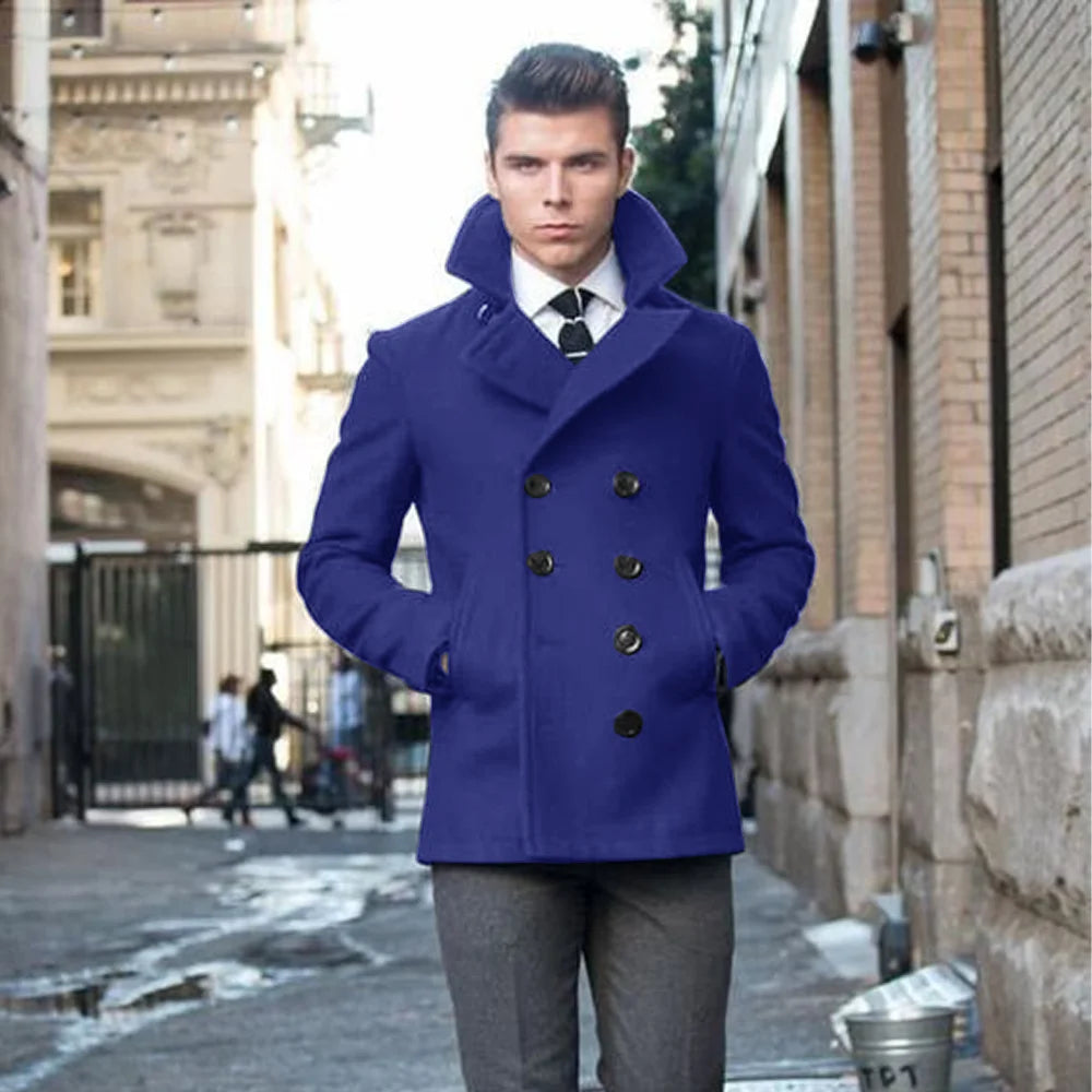 Caban homme double boutonnage – CLEVI Paris