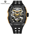 Montre Homme Automatique Squelette Tonneau Caoutchouc Pagani Design PD-YS018 – CLEVI Paris