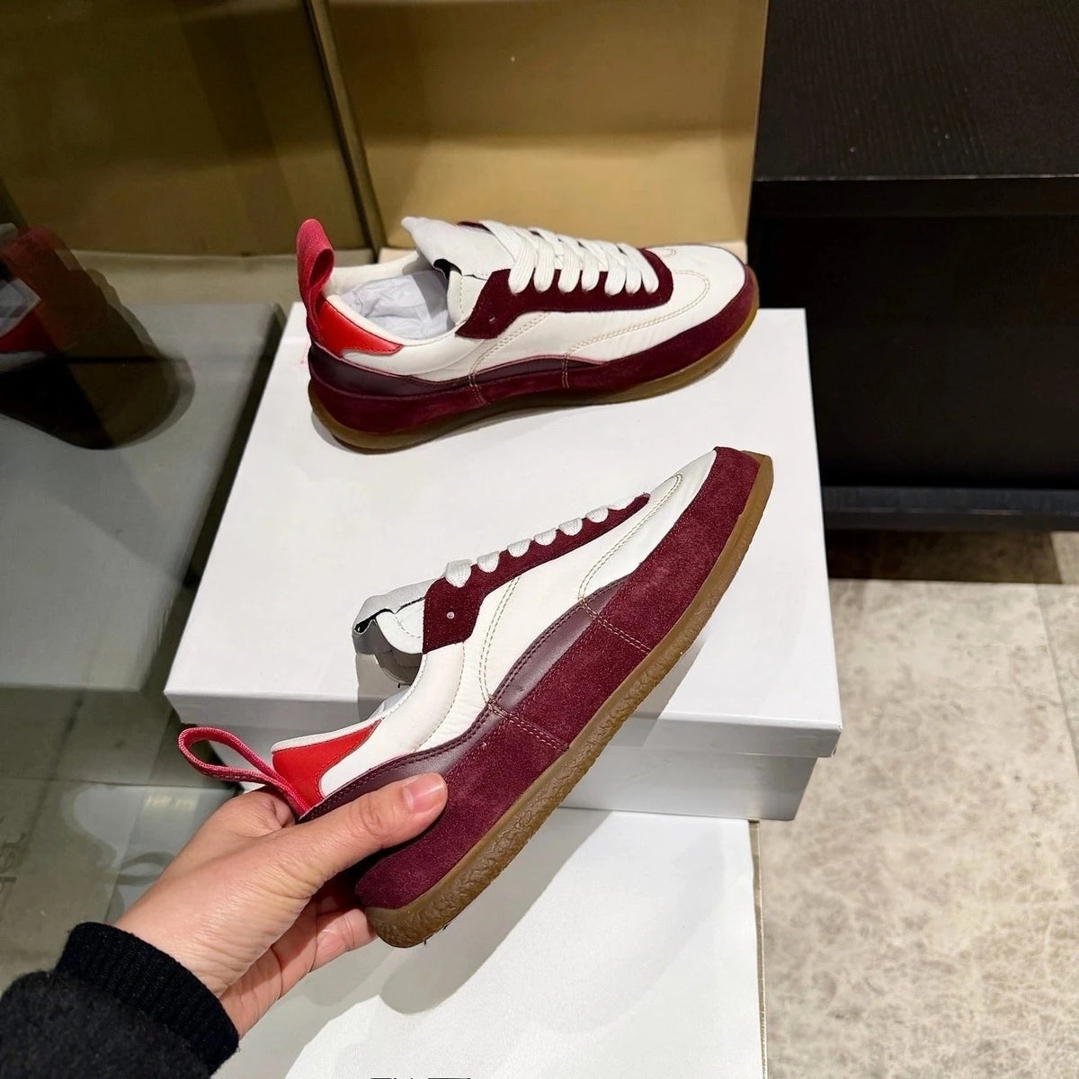 Sneakers femme à lacets – CLEVI Paris