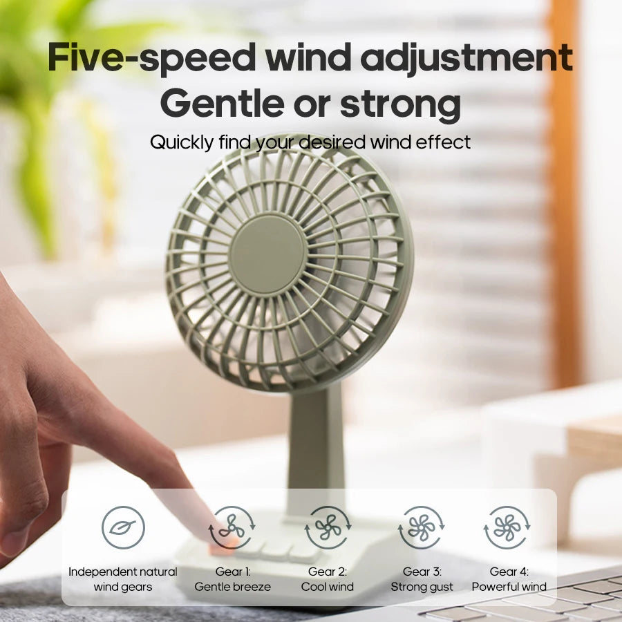 Mini ventilateur de bureau sans pales USB – CLEVI Paris
