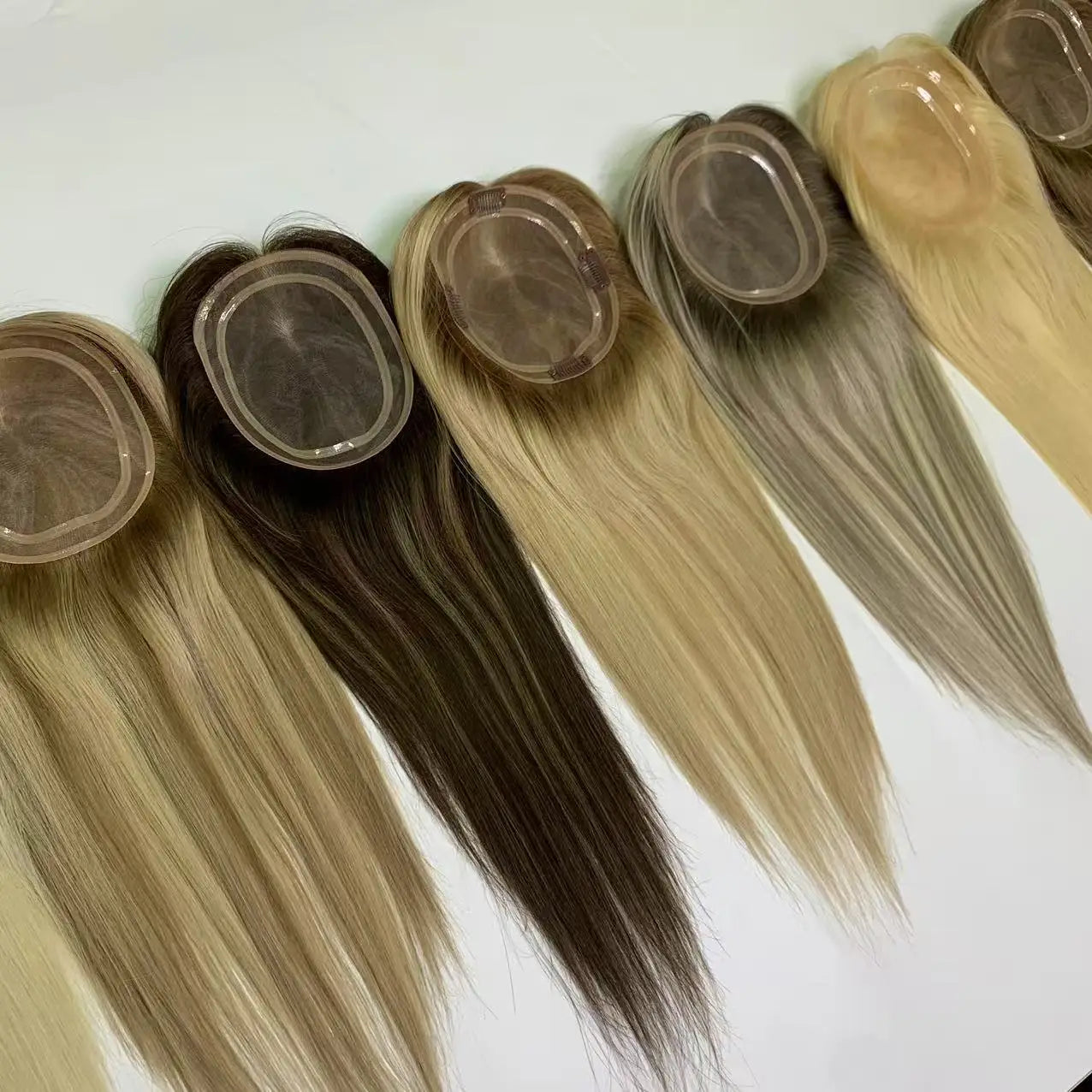 Topper Capillaire Mono Lace 5,5x6,5 Pouces – Cheveux Humains Virgin Hair – CLEVI Paris