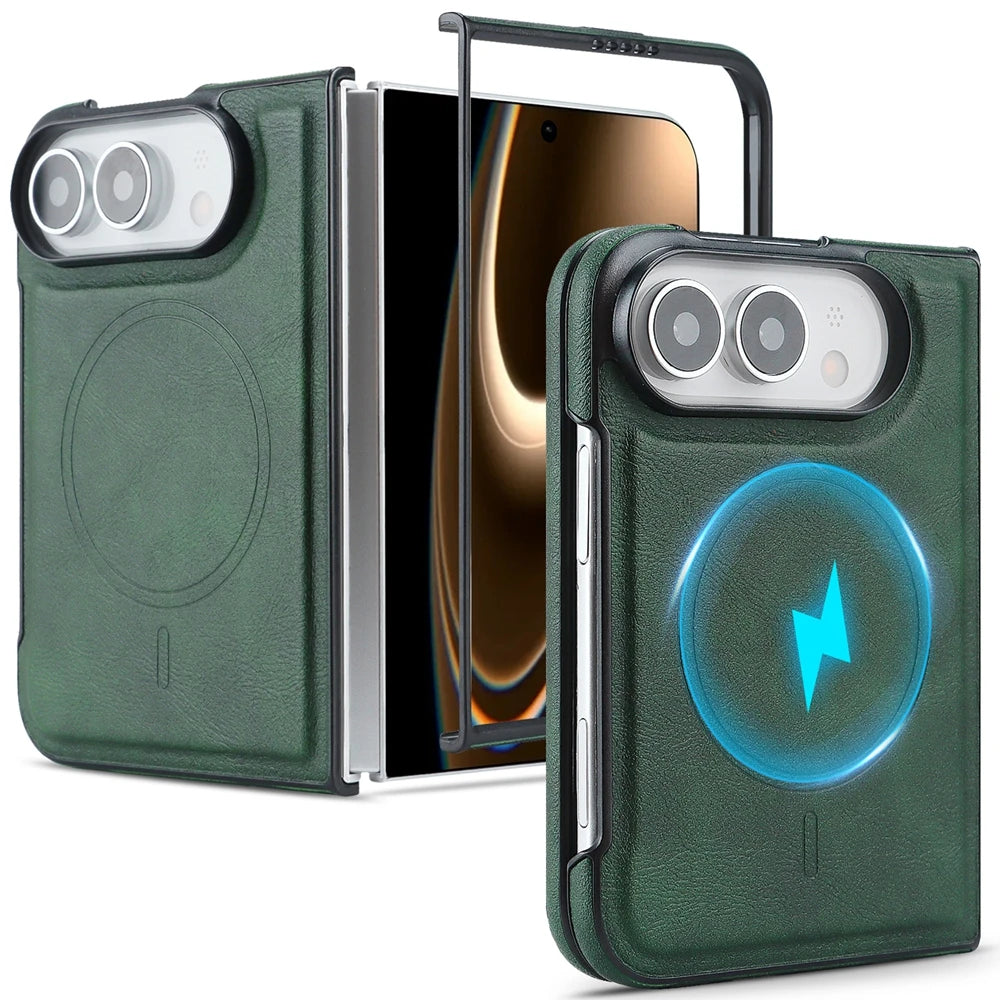 Étui iPhone Duo magnétique en simili cuir – CLEVI Paris