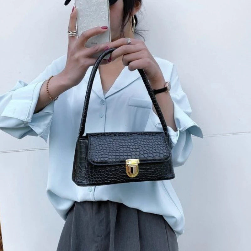 Sac Baguette Femme Simili Cuir Bandoulière – CLEVI Paris