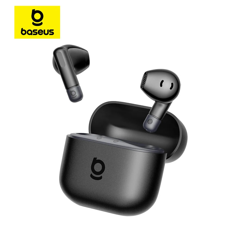 Écouteurs TWS Baseus Bass BS2 Lite – Bluetooth 6.0, SuperBass, ENC IA, 40H, IP55