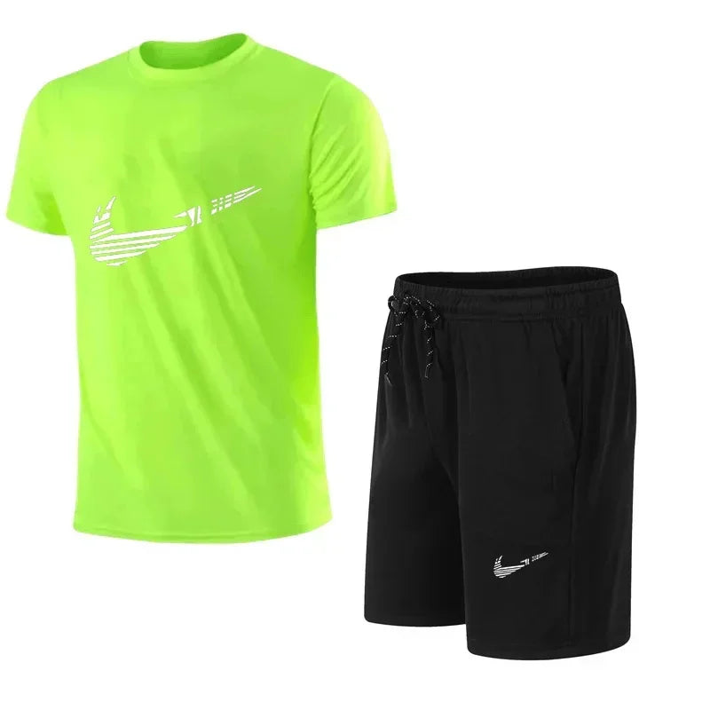 Ensemble homme T-shirt et short imprimé – CLEVI Paris