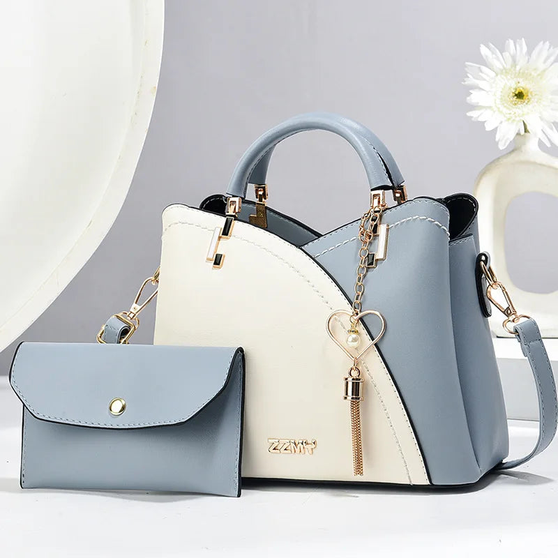 Sac à Bandoulière Femme Carré Zippé PU – CLEVI Paris