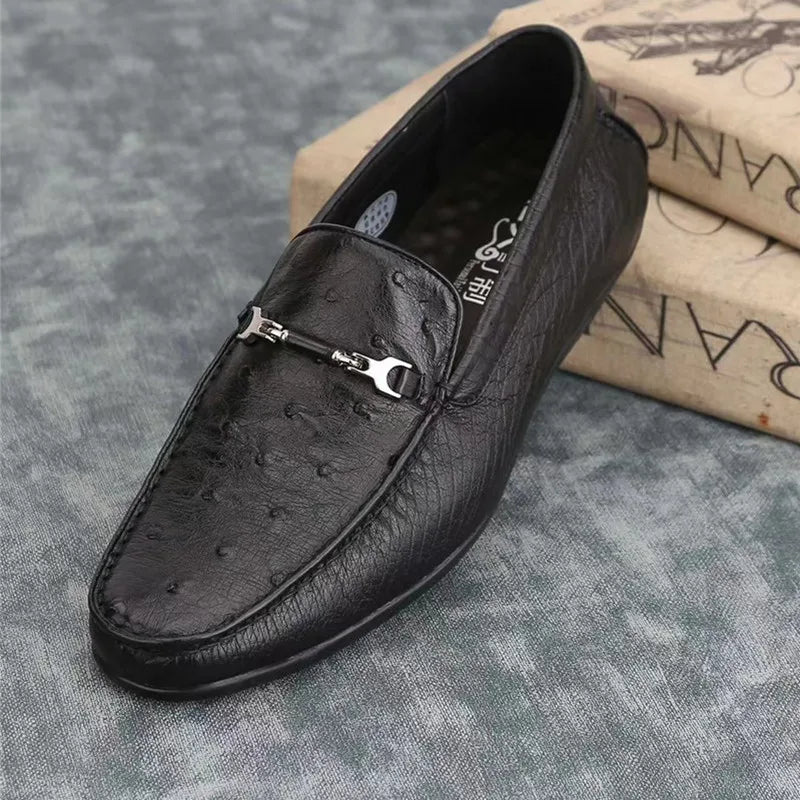 Mocassins homme noirs en cuir – CLEVI Paris