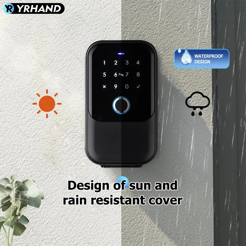 Boîte à Clés Connectée YRHAND K5 Empreinte Digitale Tuya TTLock IP66 – CLEVI Paris