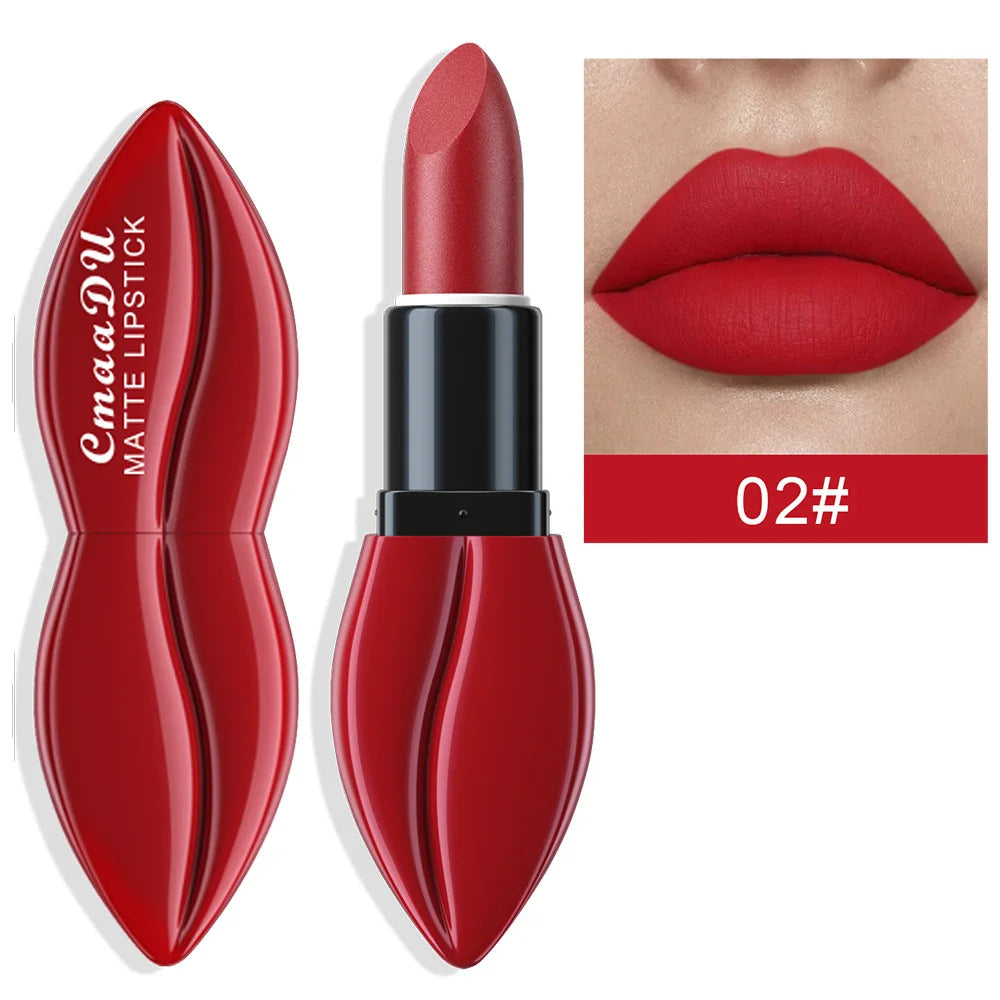Rouge à Lèvres Mat Waterproof Longue Tenue — Velvet Nude & Pigmenté – CLEVI Paris