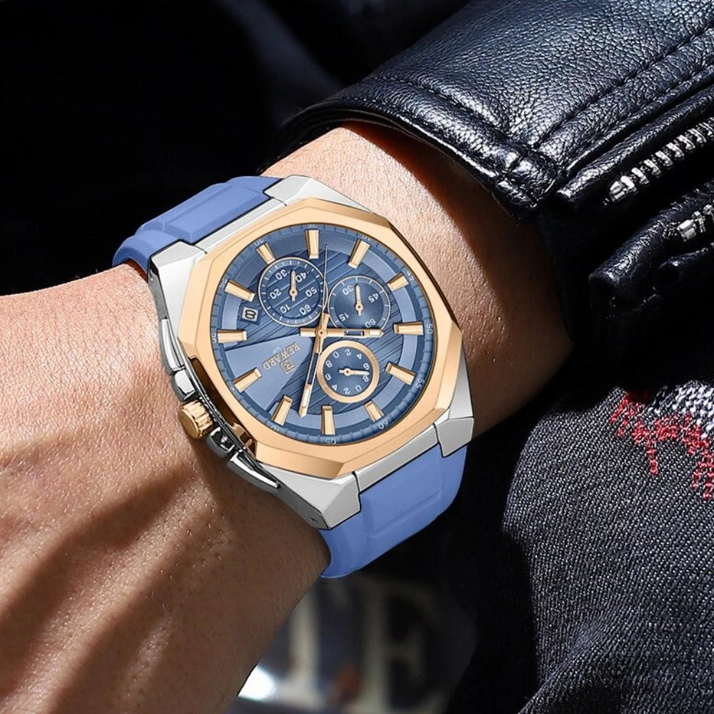 Montre Sport Quartz Chronographe REWARD Homme 44mm – CLEVI Paris