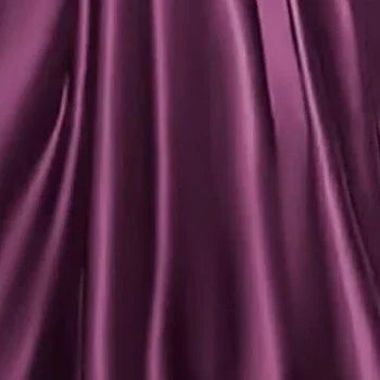 Robe de mariée satinée ligne A col V – CLEVI Paris