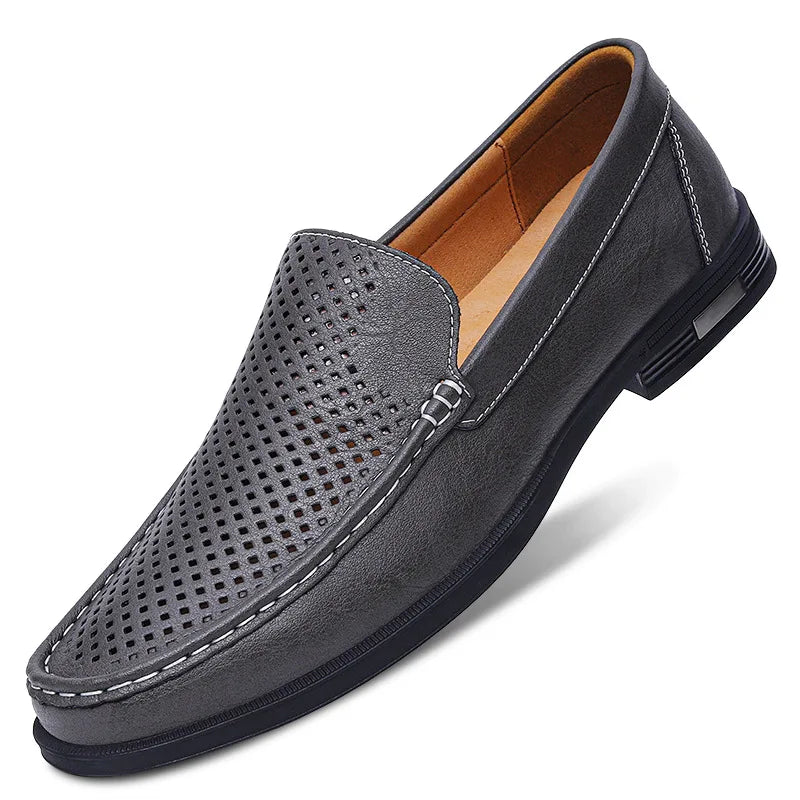 Mocassins Cuir Slip-On Homme Élégants – CLEVI Paris