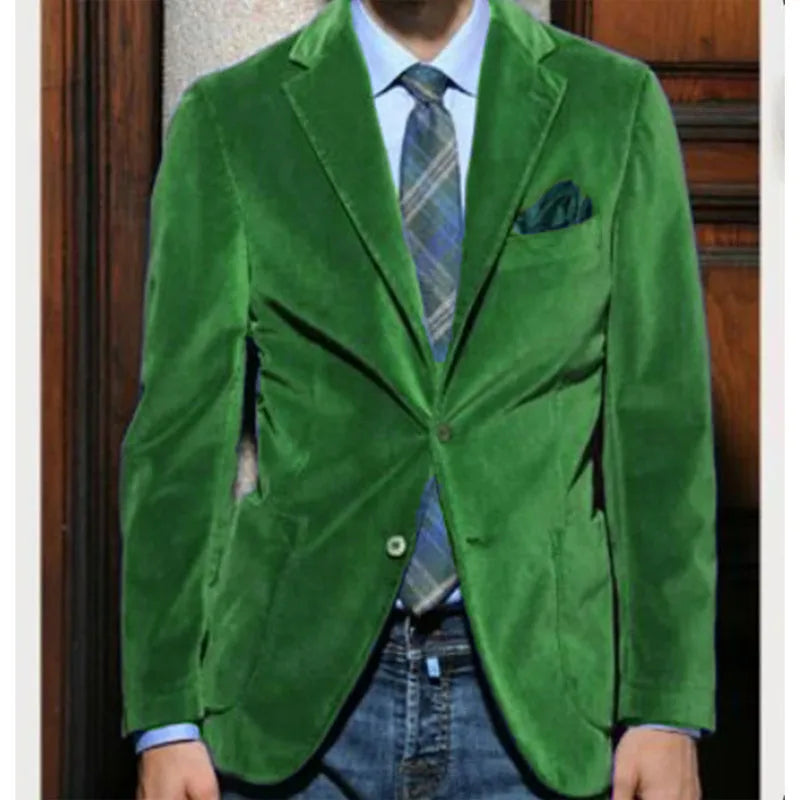 Costume Homme Velours 2 Pièces – CLEVI Paris