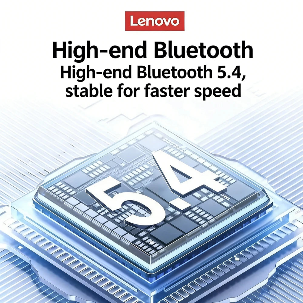 Écouteurs Lenovo LP40 Pro Bluetooth 5.1 13mm ENC IPX5 25H – CLEVI Paris