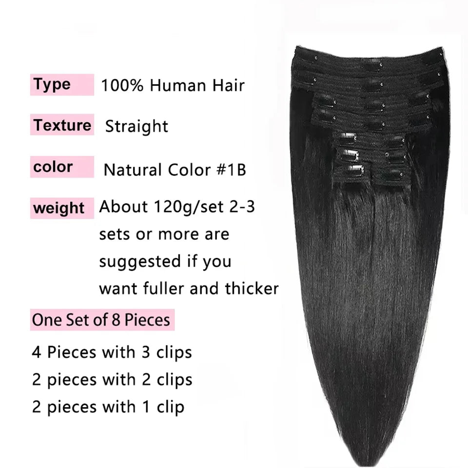Extensions Clip-in Brésiliennes Cheveux Humains – CLEVI Paris