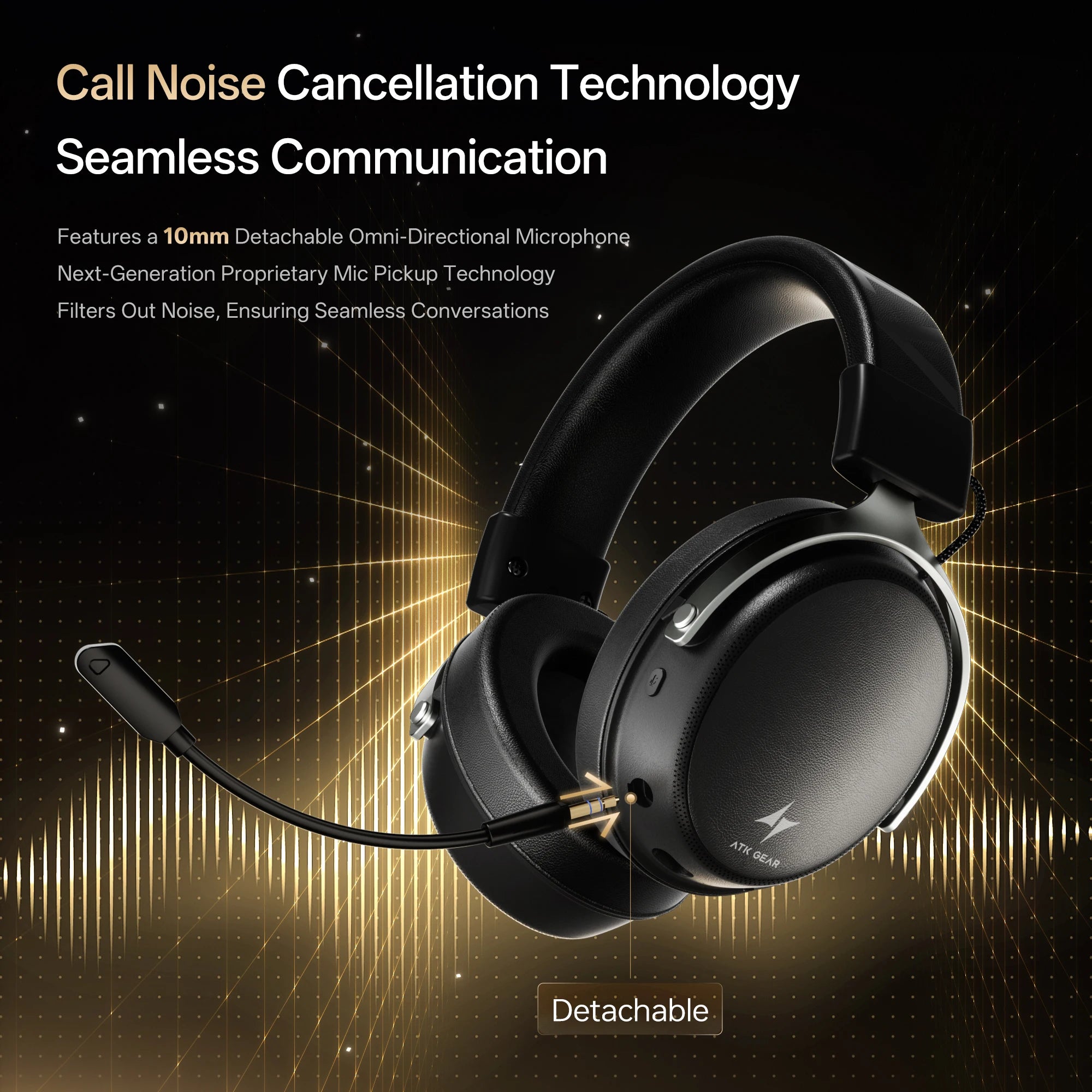 Casque Gaming ATK N9 Pro 4 Modes 2.4GHz 10ms Surround – CLEVI Paris