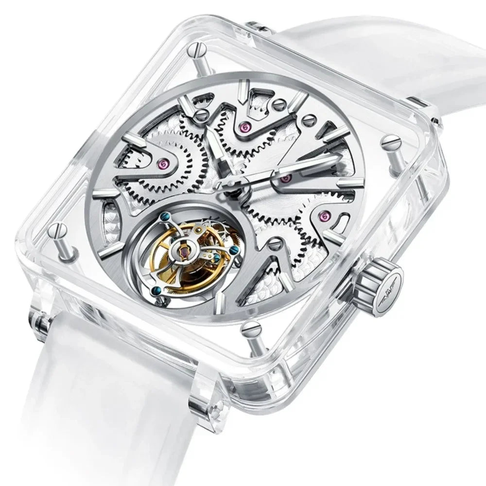 Montre Homme Tourbillon Volant Double Face Aesop – CLEVI Paris