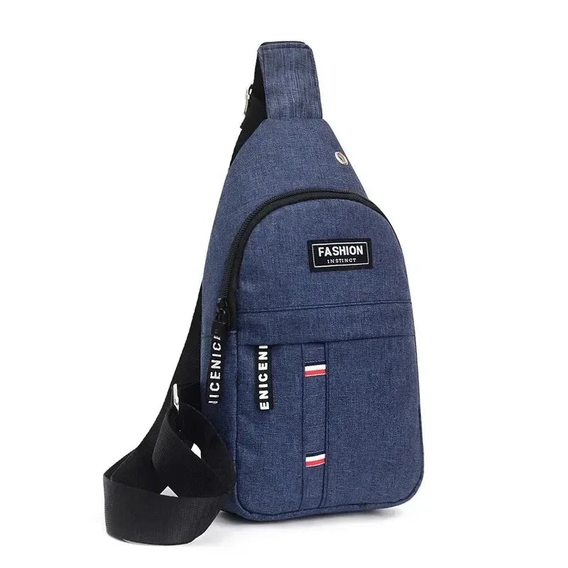 Sac Bandoulière Nylon Homme Demi-Lune — CLEVI Paris