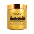 Masque Visage Or 24K MELAO 250g – Collagène, Anti-Âge & Hydratation Profonde – CLEVI Paris