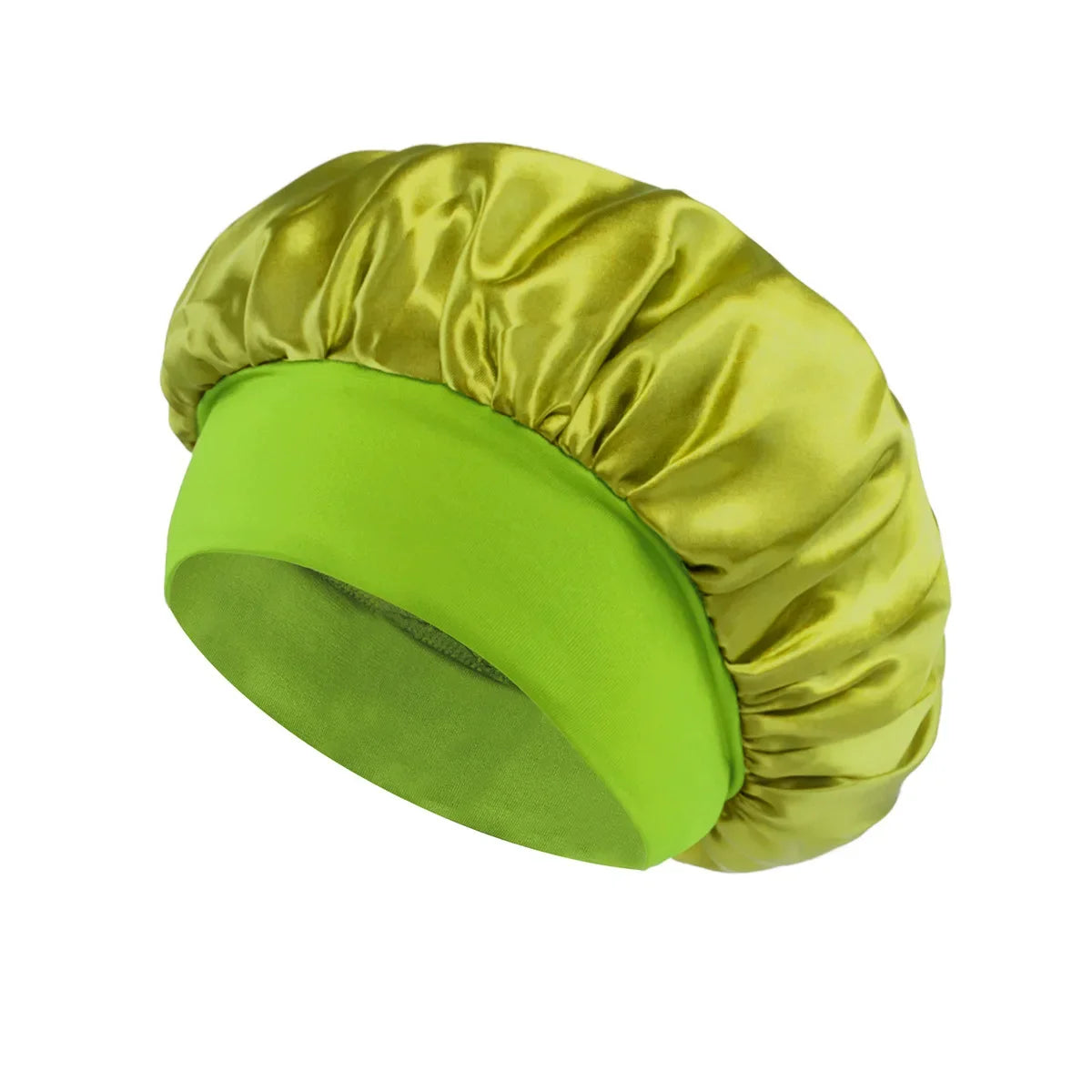 Bonnet de nuit femme en satin de polyester – CLEVI Paris