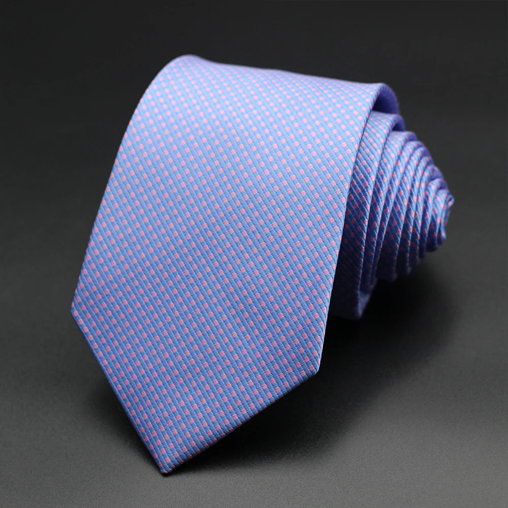 Cravate homme à pois, style élégant – CLEVI Paris