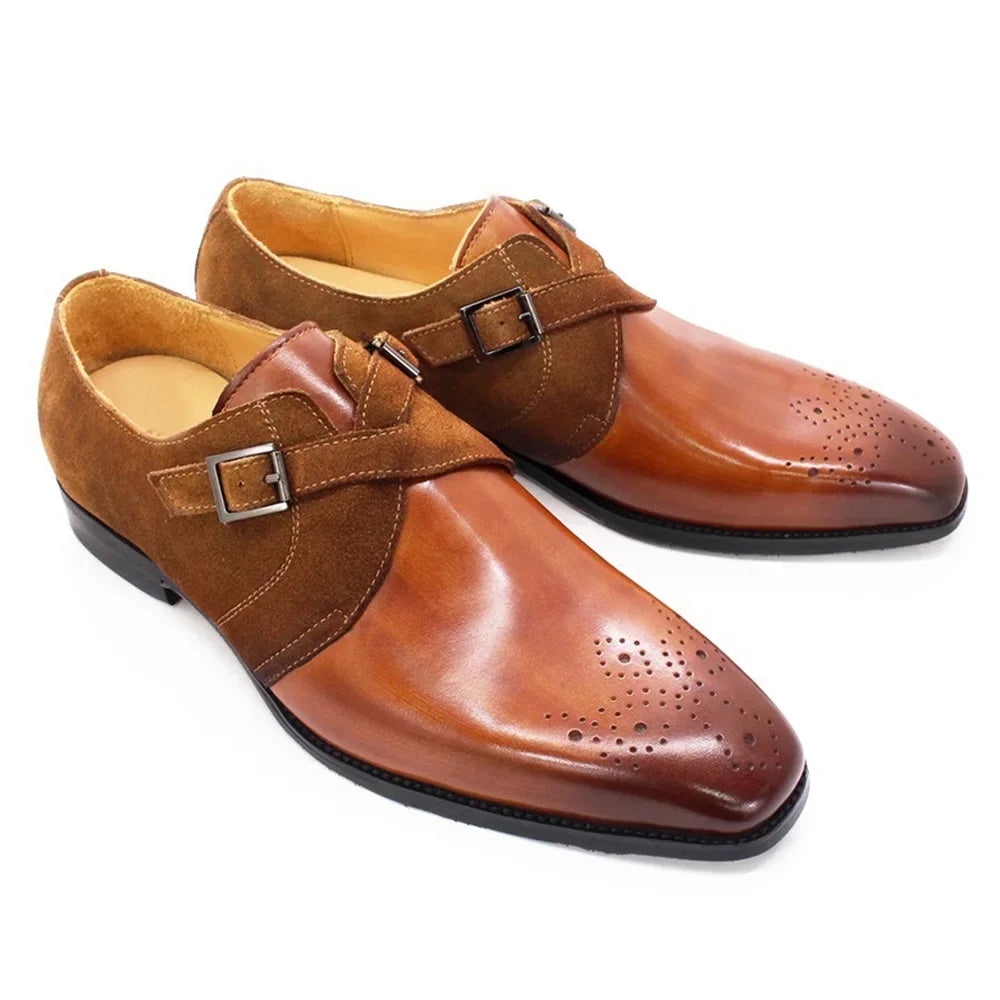 Chaussures à boucle en cuir pour homme – CLEVI Paris
