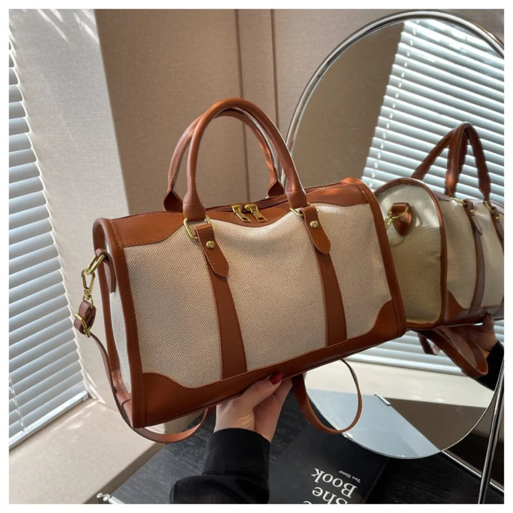 Sac de Sport Fitness Grande Capacité Toile Bandoulière – CLEVI Paris