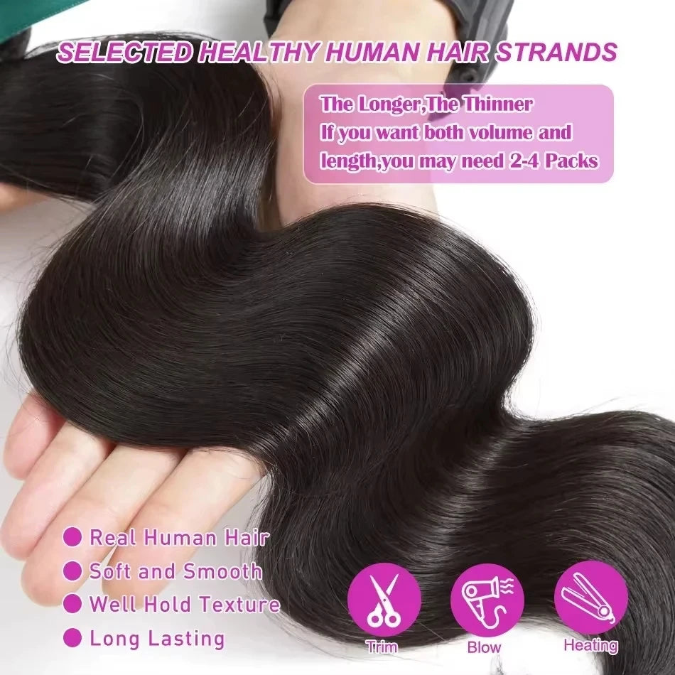 Extensions Cheveux Body Wave Remy Hair Brésilien – CLEVI Paris