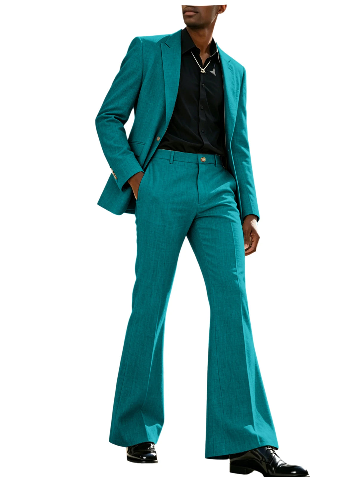 Costume Homme Lin Évasé 2 Pièces – CLEVI Paris