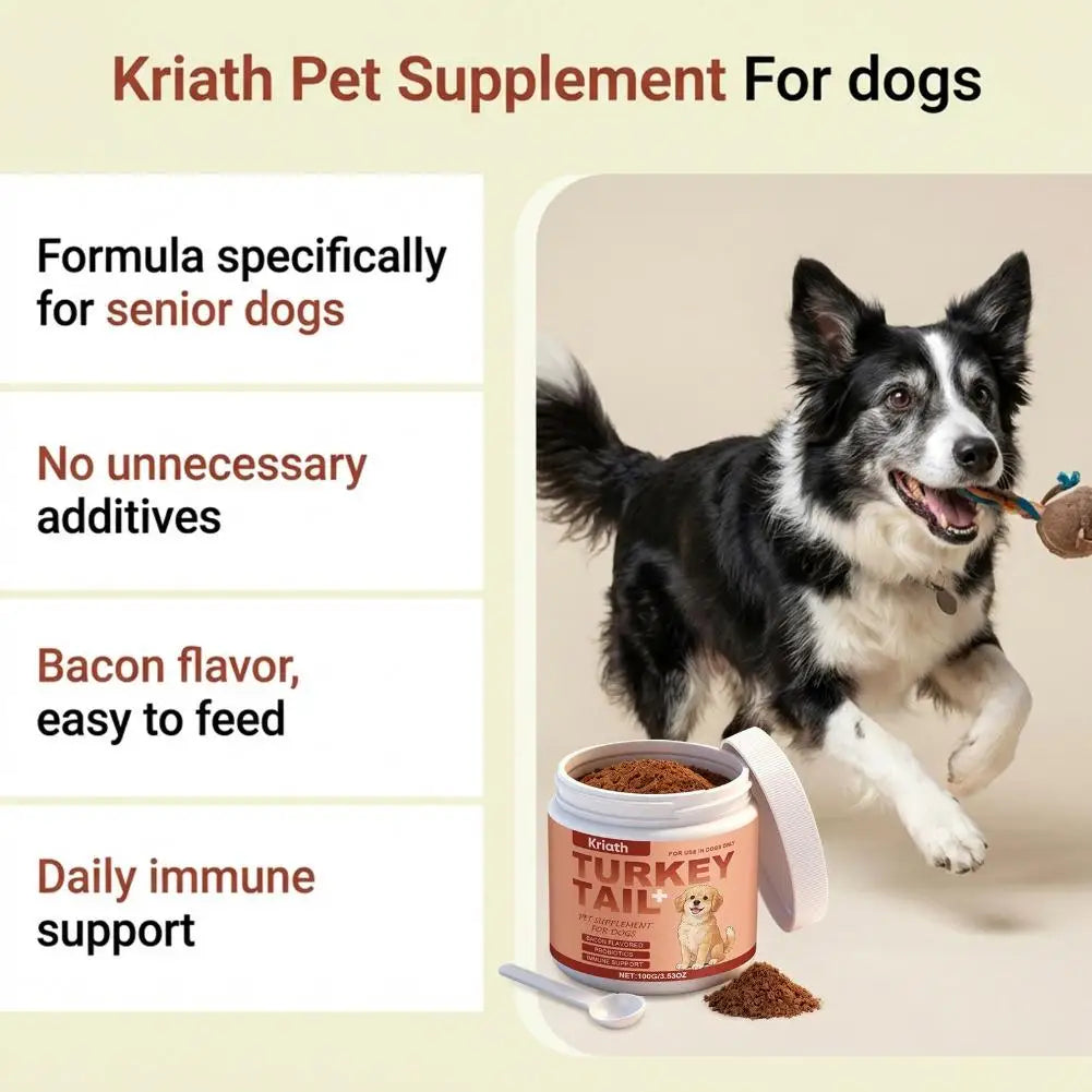 Complément en poudre pour chien 100 g – CLEVI Paris