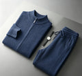 Ensemble homme laine mérinos col montant – CLEVI Paris