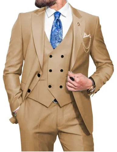 Costume 3 pièces homme coupe ajustée – CLEVI Paris
