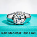 Bague Femme Moissanite Argent 925 – CLEVI Paris