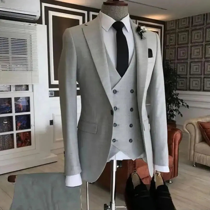 Costume homme 3 pièces ajusté – CLEVI Paris