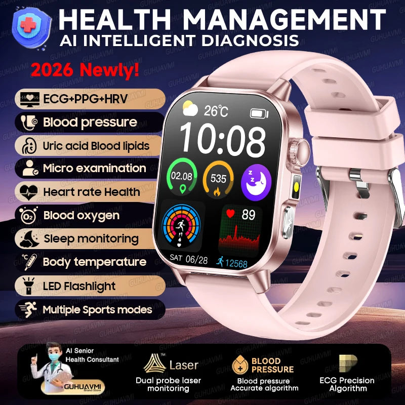 Montre connectée ET571 AMOLED 2″ – CLEVI Paris