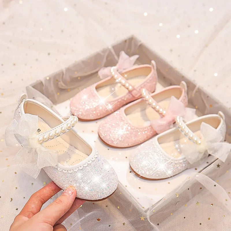 Mocassins enfant brillants de cérémonie – CLEVI Paris