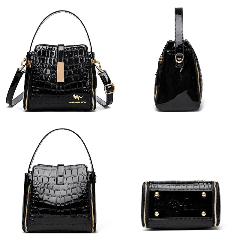 Sac à bandoulière femme à poches – CLEVI Paris