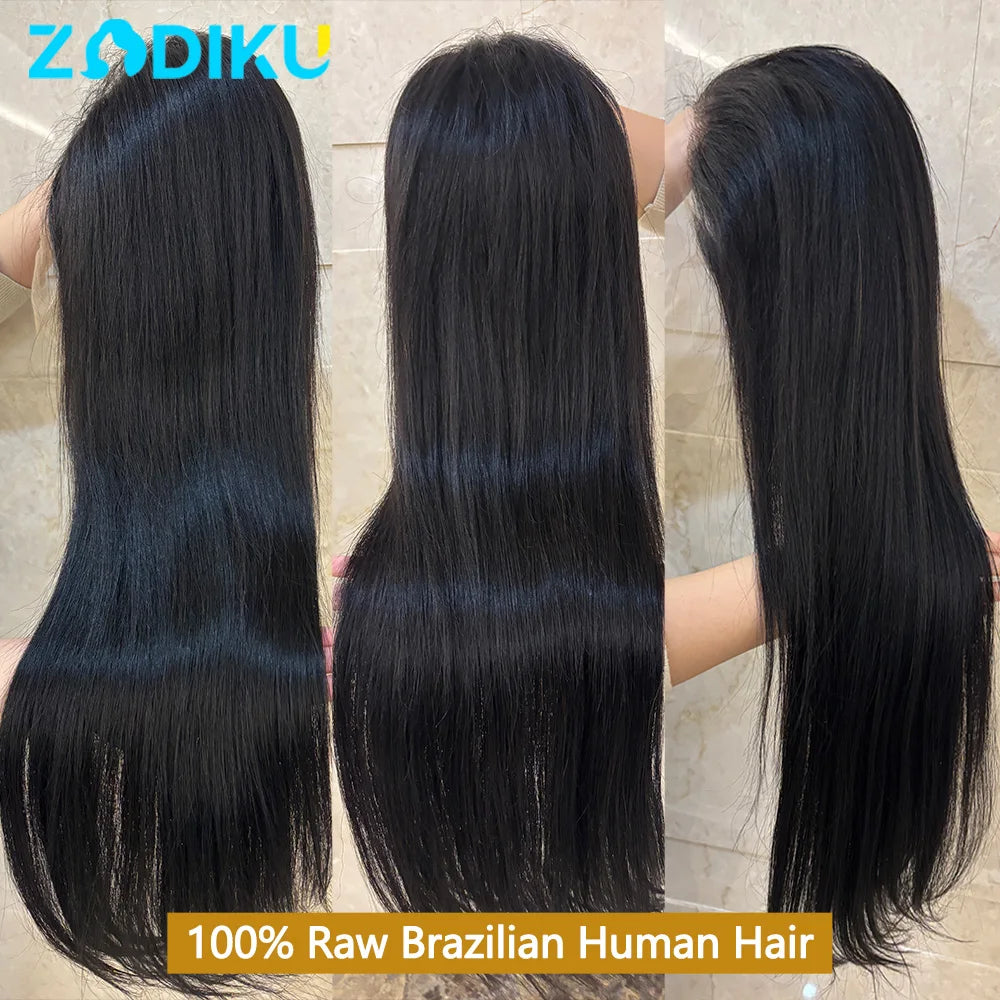 Perruque Lace Front 13x6 HD Cheveux Humains Straight 12-30 Pouces – CLEVI Paris