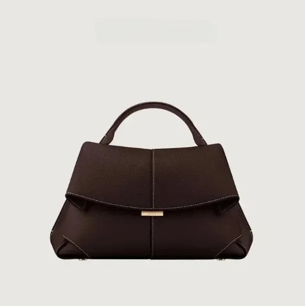 Sac Tote Cuir Véritable Femme Design Plissé Grande Capacité – CLEVI Paris