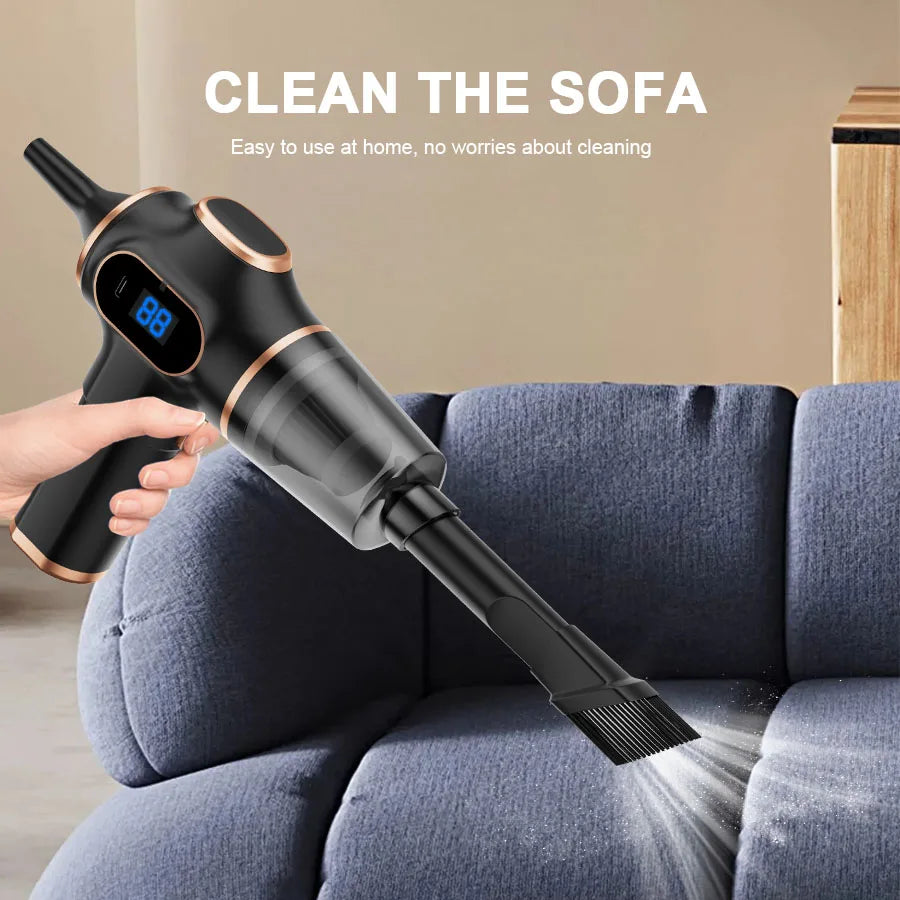 Aspirateur à main sans fil en ABS – CLEVI Paris