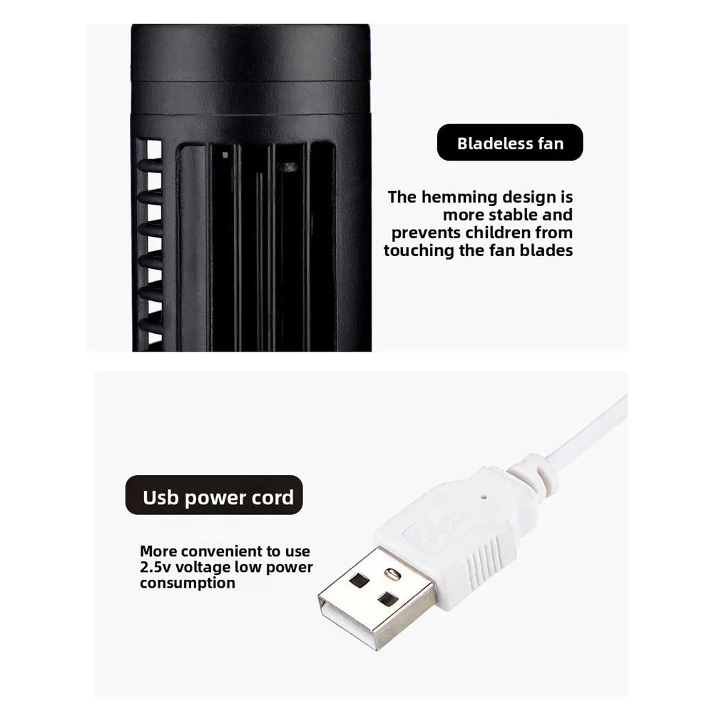 Ventilateur tour de bureau USB – CLEVI Paris