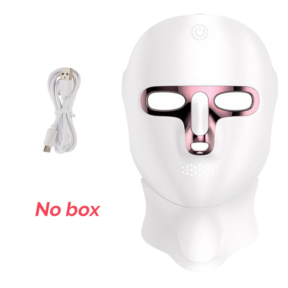 Masque LED visage et cou rechargeable – CLEVI Paris