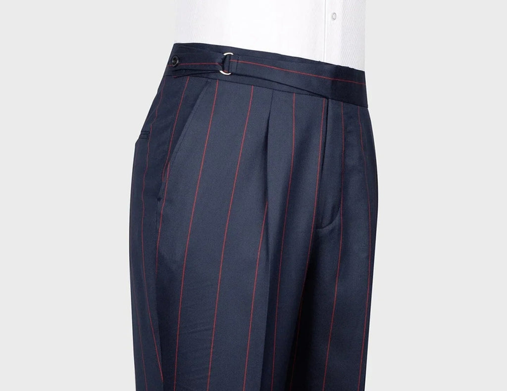 Costume 2 pièces homme rayé – CLEVI Paris